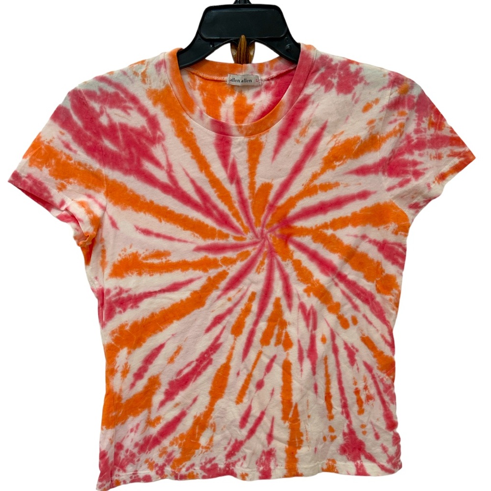 Allen Allen Tie Dye Basic T-Shirt Size Large